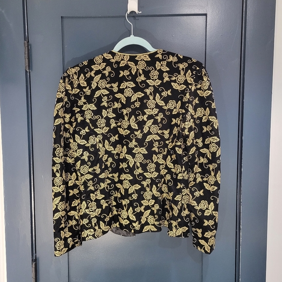 VINTAGE VELVET BLAZER - Picture 4 of 5